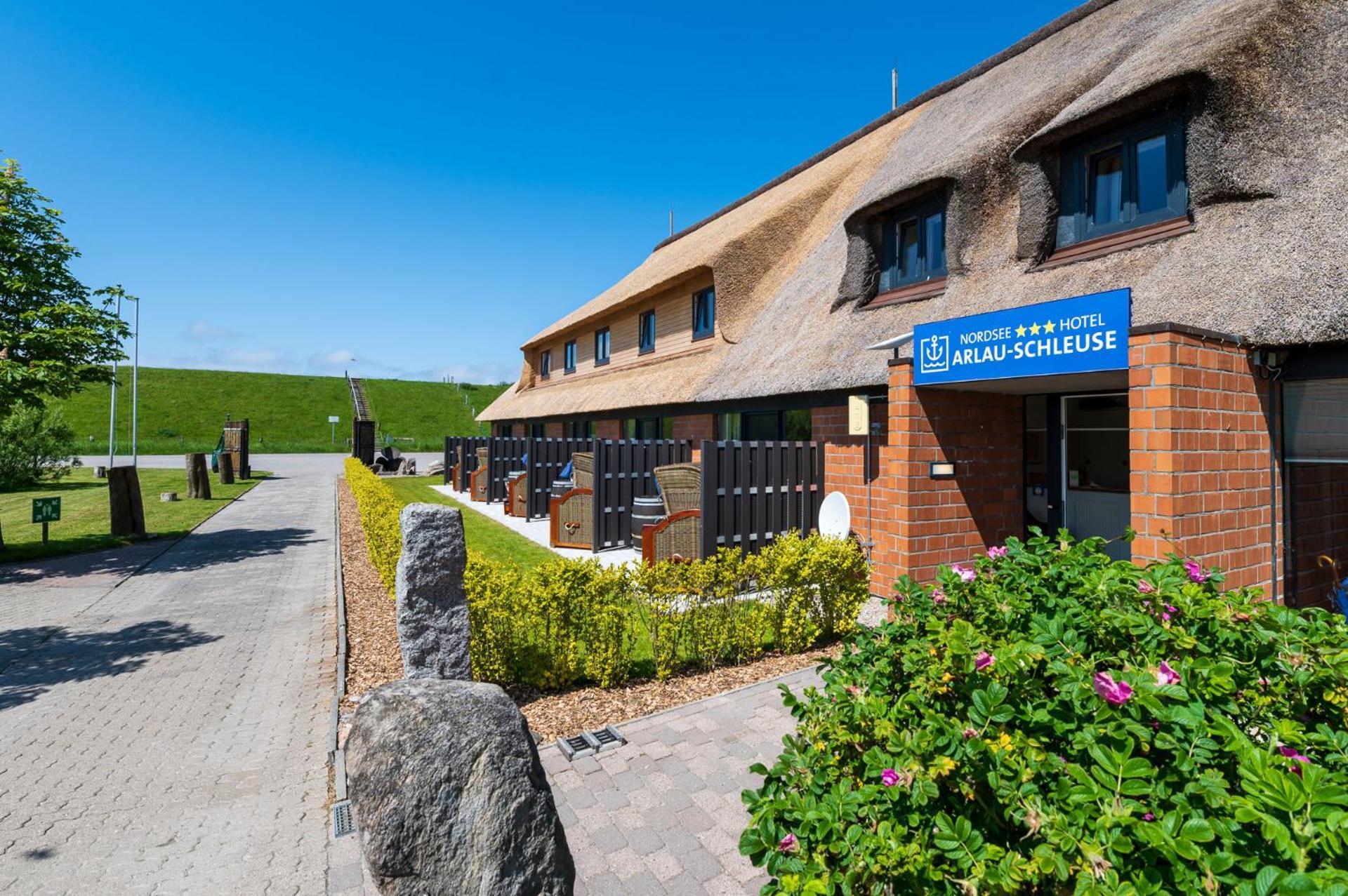 Nordsee-Hotel Arlau-Schleuse Hattstedtermarsch Exteriör bild